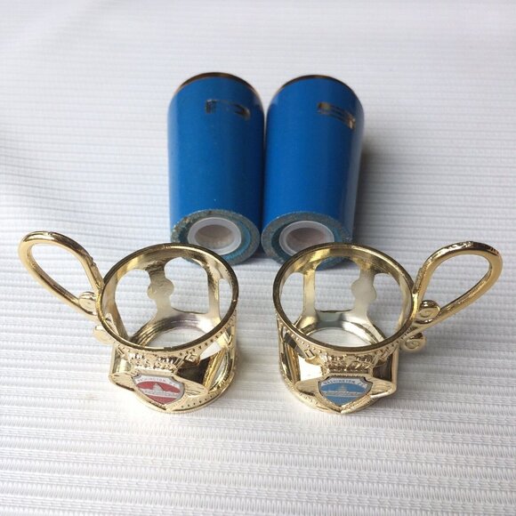 Vintage Washington DC Souvenir Wooden Salt & Pepper Shaker Set US Capitol - Picture 7 of 12